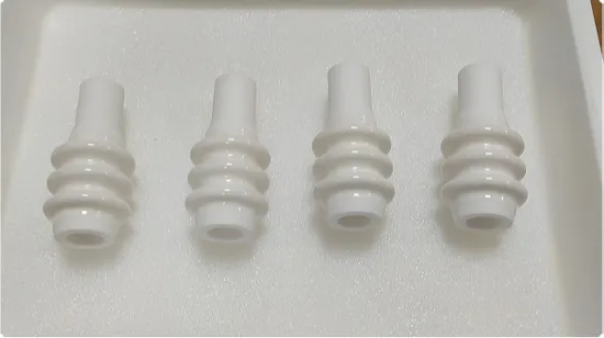 Electrical Insulator High Purity 95% 99% Al203 Aluminium Oxide Ceramic Threaded Ceramic Tube